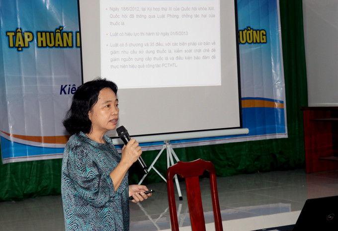 Liên đoàn Lao động Kiên Giang: Tập huấn tuyên truyền phòng, chống tác hại của thuốc lá
