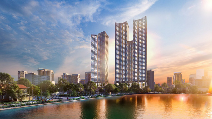 Chính thức khởi động công trình tháp đôi cao nhất Hà Đông