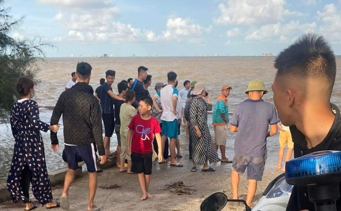 Thái Bình: Một nam sinh mất tích do đuối nước ở bờ biển Đồng Châu