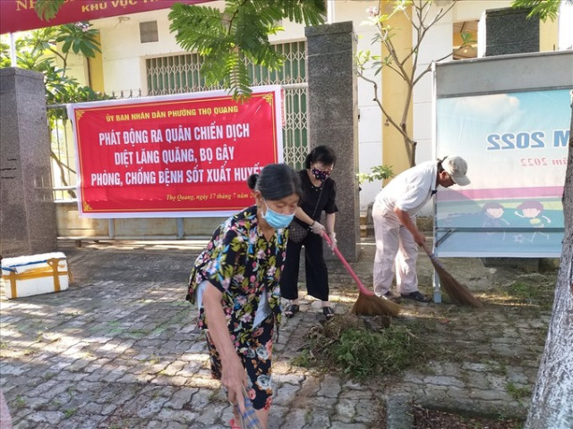 TP. Đà Nẵng tổ chức chiến dịch diệt lăng quăng, bọ gậy phòng tránh dịch sốt xuất huyết