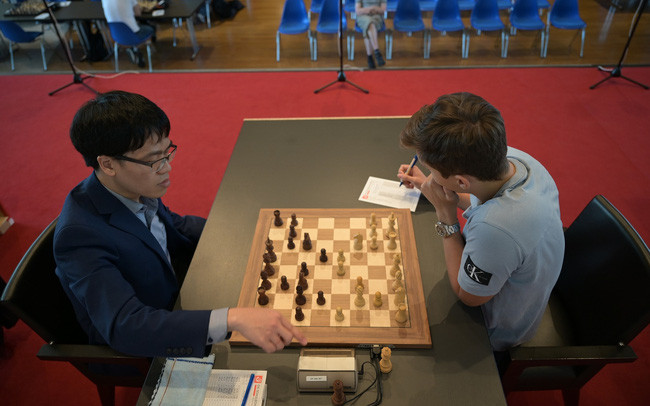 Lê Quang Liêm đã đoạt ngôi vô địch bảng Grandmaster ở Festival cờ vua Biel 2022