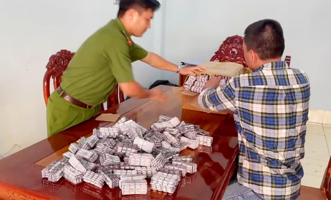 An Giang phát hiện đối tượng vận chuyển 30.000 viên thuốc tân dược nhập lậu