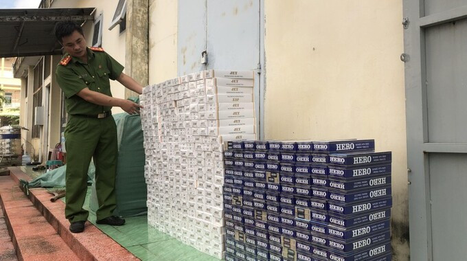 Bình Dương: Thu giữ 6.500 bao thuốc lá không rõ nguồn gốc