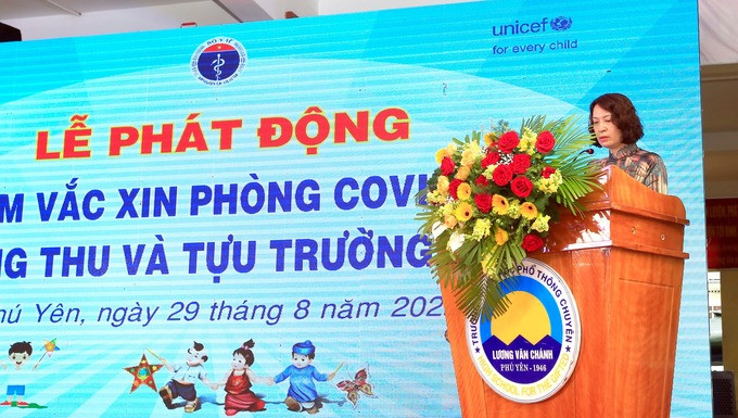 Lễ phát động Chiến dịch truyền thông “Vui Trung thu và tựu trường an toàn” về tiêm chủng vaccine phòng COVID-19 cho trẻ em