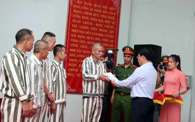 Lễ công bố quyết định đặc xá của Chủ tịch nước năm 2022