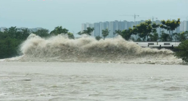 Trung Quốc: Bão Muifa đổ bộ gây mưa to và gió mạnh