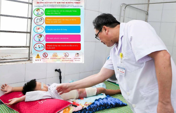 Nghệ An cứu chữa thành công cho bệnh nhi 5 tuổi bị nhiễm trùng, nhiễm độc nặng do đắp lá chữa bỏng
