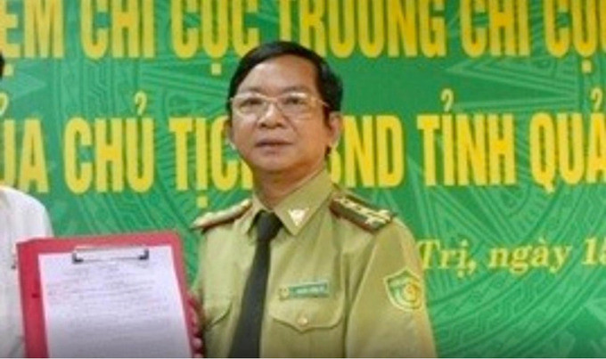 Quảng Trị kỷ luật và cách hết chức vụ trong Đảng của Chi cục trưởng Kiểm lâm