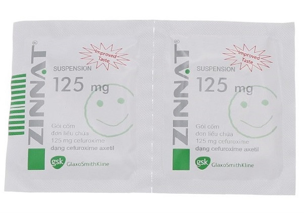 Tiêu hủy thuốc kháng sinh cốm pha hỗn dịch uống Zinnat Suspension 125mg vi phạm chất lượng mức độ 2