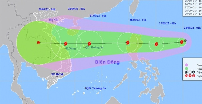 Áp thấp nhiệt đới mạnh lên thành bão mang tên Noru