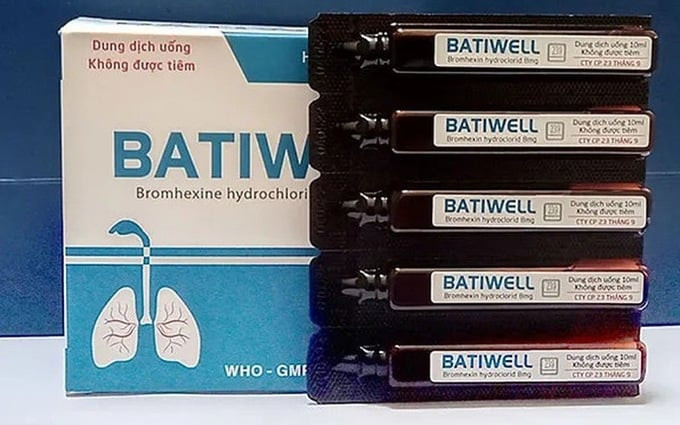 Thu hồi thuốc Batiwell không đạt chất lượng
