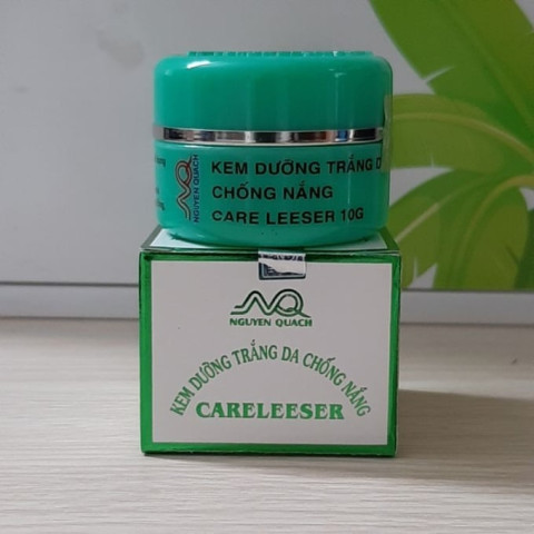 Đình chỉ lưu hành, thu hồi Kem dưỡng trắng da chống nắng Careleeser - lọ 10g không đạt tiêu chuẩn chất lượng