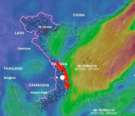 Biển Đông có khả năng xuất hiện một vùng áp thấp