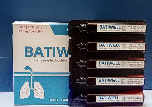 Thu hồi thuốc Batiwell không đạt tiêu chuẩn chất lượng
