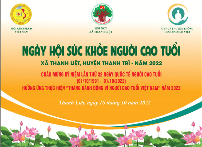 Sắp diễn ra sự kiện Ngày hội Sức khỏe Người cao tuổi xã Thanh Liệt - năm 2022