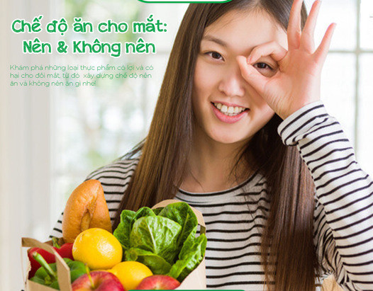Những thực phẩm có lợi và có hại cho mắt