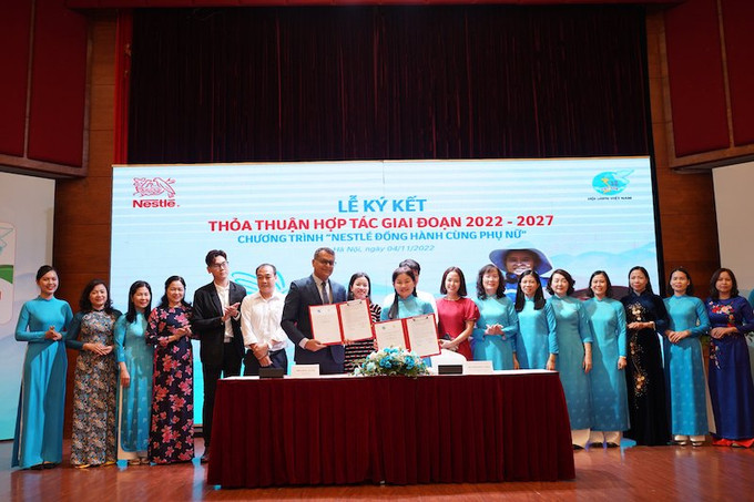 “Nestlé Việt Nam đồng hành cùng phụ nữ” trên toàn quốc