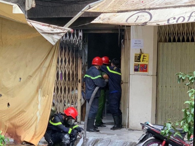 TP. HCM xảy ra cháy tại một căn hộ chung cư Sư Vạn Hạnh, quận 5