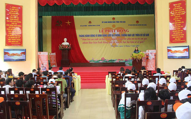 Yên Bái phát động Tháng hành động vì bình đẳng giới và phòng, chống bạo lực trên cơ sở giới
