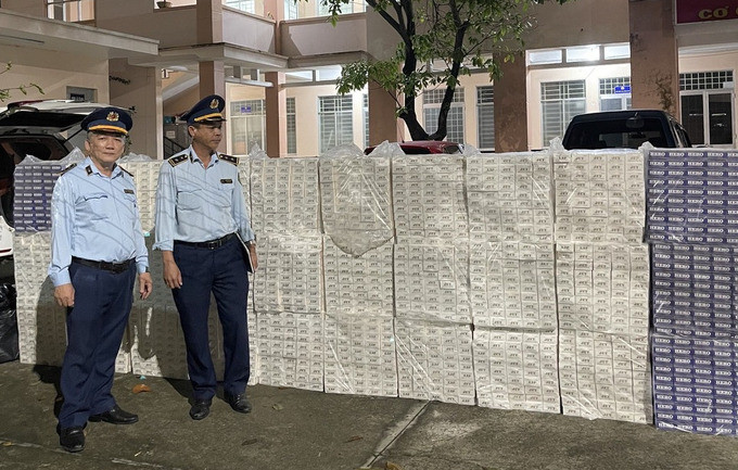 Bình Dương thu giữ 15.000 bao thuốc lá điếu nhập lậu