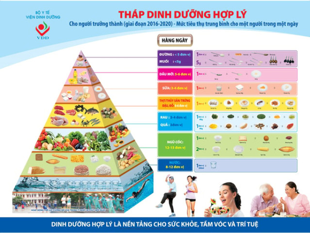 Chế độ ăn uống khoa học giúp ích cho cơ thể ở tất cả các giai đoạn khác nhau của cuộc đời