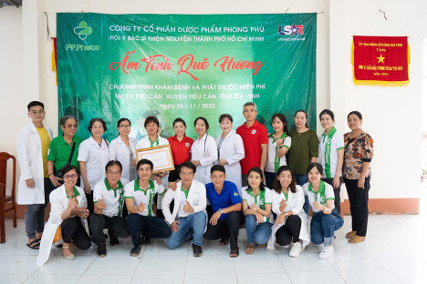 Công ty Cổ phần Dược phẩm Phong Phú tổ chức chương trình thiện nguyện khám bệnh và tặng quà cho người dân