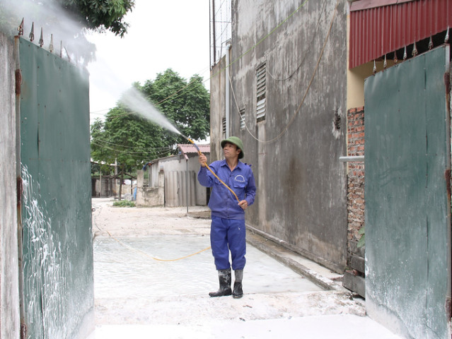 Bắc Giang tập trung triển khai các nhiệm vụ trong tháng tổng vệ sinh, khử trùng tiêu độc môi trường