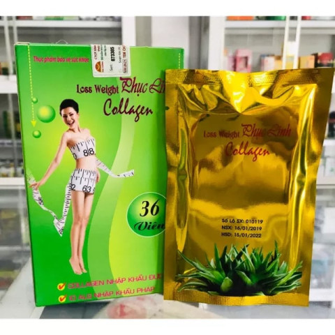 Cảnh báo Thực phẩm bảo vệ sức khỏe Loss Weight Phục Linh Collagen có chứa chất cấm