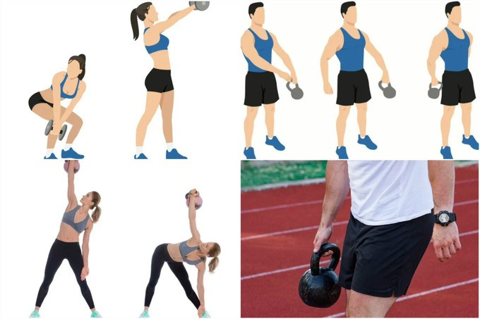 Bài tập với tạ giúp cơ bụng săn chắc
