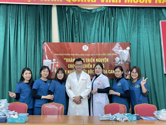 Nha khoa Phương Nam khám răng thiện nguyện cho cựu chiến binh và trẻ em nhiễm chất độc màu da cam tại Làng Hữu nghị Việt Nam