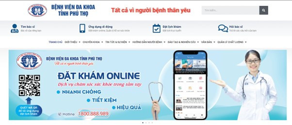 Trải nghiệm dịch vụ y tế hiện đại với Ứng dụng di động - Hồ sơ quản lý sức khỏe điện tử Bệnh viện Đa khoa tỉnh Phú Thọ