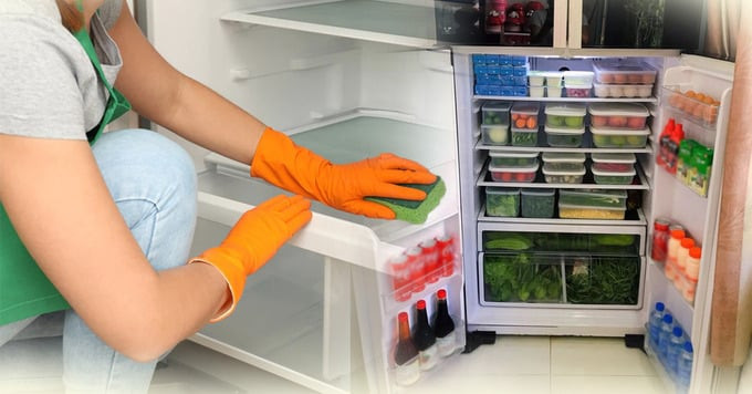 Mẹo vệ sinh tủ lạnh chuẩn bị đón Tết