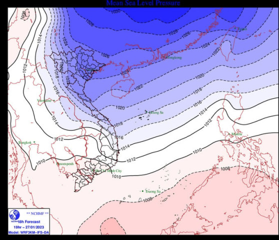 Tin không khí lạnh tăng cường