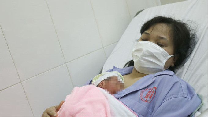 Quảng Ninh phẫu thuật cho sản phụ rau tiền đạo trung tâm, dây rốn bám màng