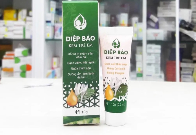Cục Quản lý Dược thông tin về việc Mỹ thu hồi kem Diệp Bảo do nhiễm chì