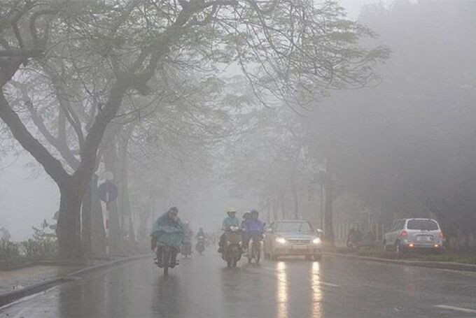 Dự báo thời tiết ngày 8/2: Miền Bắc tiếp tục có mưa nhỏ, mưa phùn và sương mù