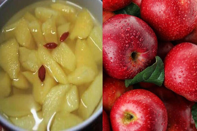Táo tây luộc giúp giảm cholesterol, hạ mỡ máu