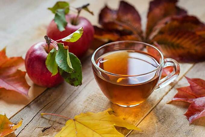Sống lâu nhờ ăn táo, uống trà mỗi ngày
