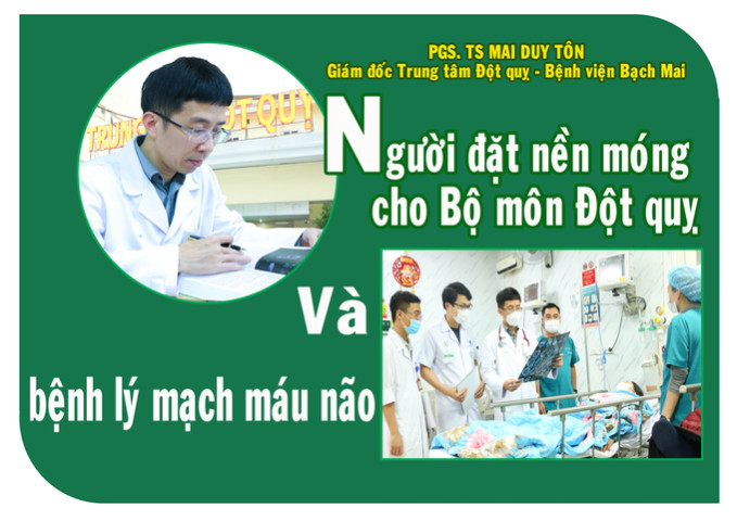 PGS.TS Mai Duy Tôn được Hội Đột quỵ Thế giới đề cử vào nhóm các cá nhân xuất sắc