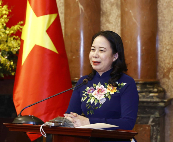 Quyền Chủ tịch nước Võ Thị Ánh Xuân gặp mặt các thầy thuốc nhân Ngày Thầy thuốc Việt Nam