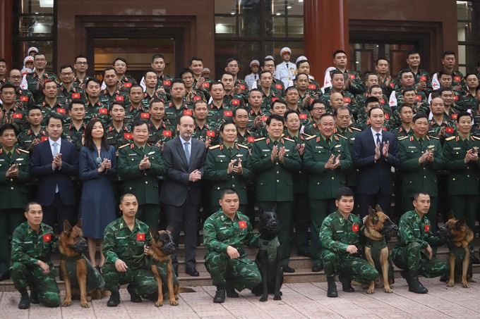 Lễ tuyên dương lực lượng QĐND Việt Nam tham gia cứu hộ, cứu nạn, khắc phục hậu quả động đất tại Thổ Nhĩ Kỳ