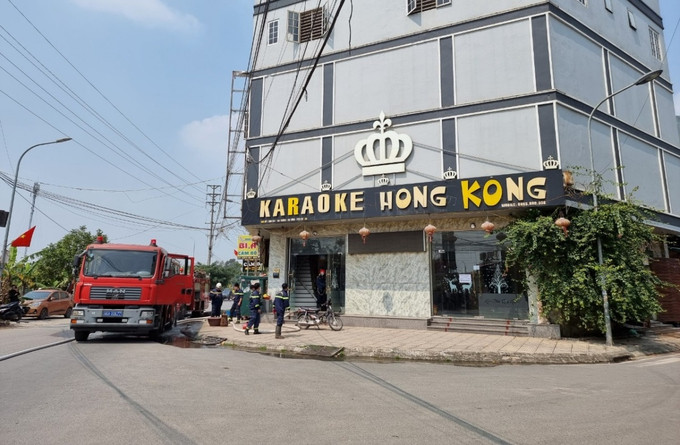 Bắc Ninh xảy ra cháy tại quán karaoke đang bị tạm đình chỉ hoạt động