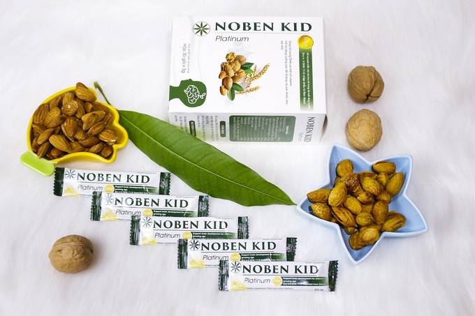 Thực phẩm bảo vệ sức khỏe Noben Kid Platinum vi phạm quảng cáo