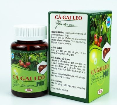 Cảnh báo thực phẩm bảo vệ sức khỏe Cà gai leo giải độc gan MB vi phạm quảng cáo