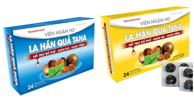 Cảnh báo Thực phẩm bảo vệ sức khỏe Viên ngậm ho La Hán quả Tana, Viên ngậm ho La Hán quả Tana - không đường vi phạm quảng cáo