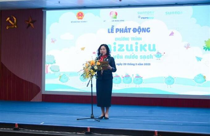Phát động Chương trình “Mizuiku - Em yêu nước sạch” năm 2023