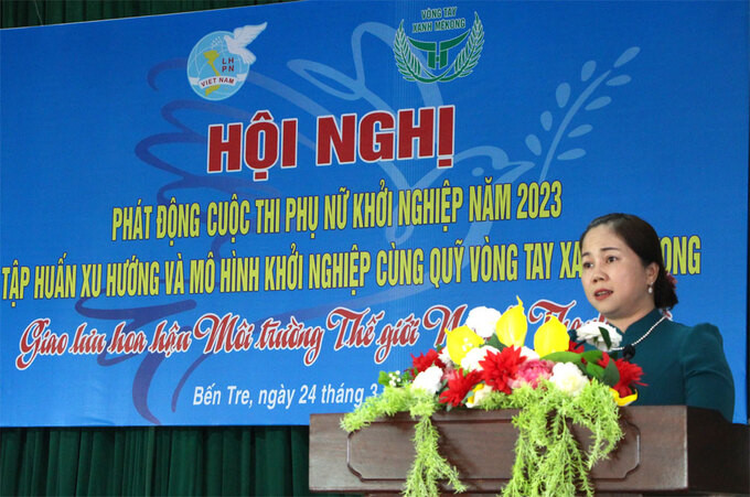 Bến Tre phát động Cuộc thi “Phụ nữ khởi nghiệp” năm 2023