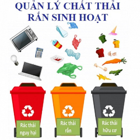 Khánh Hòa khuyến khích phân loại riêng chất thải nguy hại trong chất thải rắn sinh hoạt