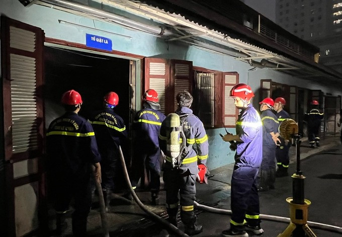 Hải Phòng xảy ra vụ cháy tại khu vực kho tạm thuộc Bệnh viện hữu nghị Việt - Tiệp