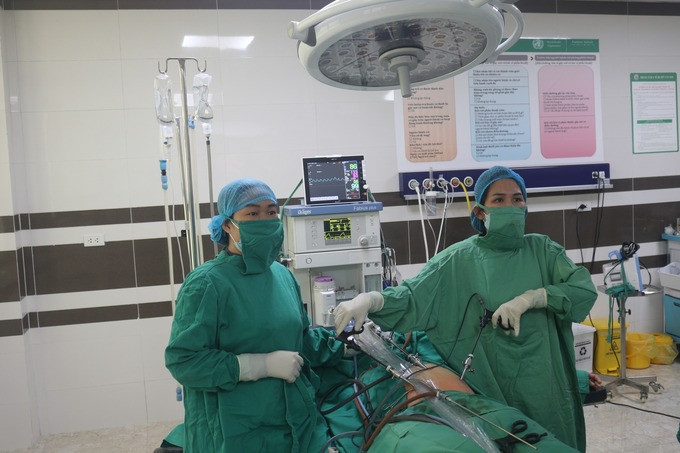 Phú Thọ phẫu thuật nội soi vỡ nang buồng trứng cho một nữ bệnh nhân